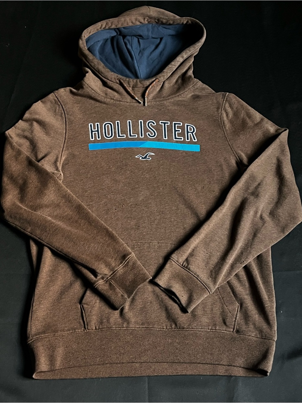 Vintage Y2K Hollister Brown Hoodie Men’s 2000s